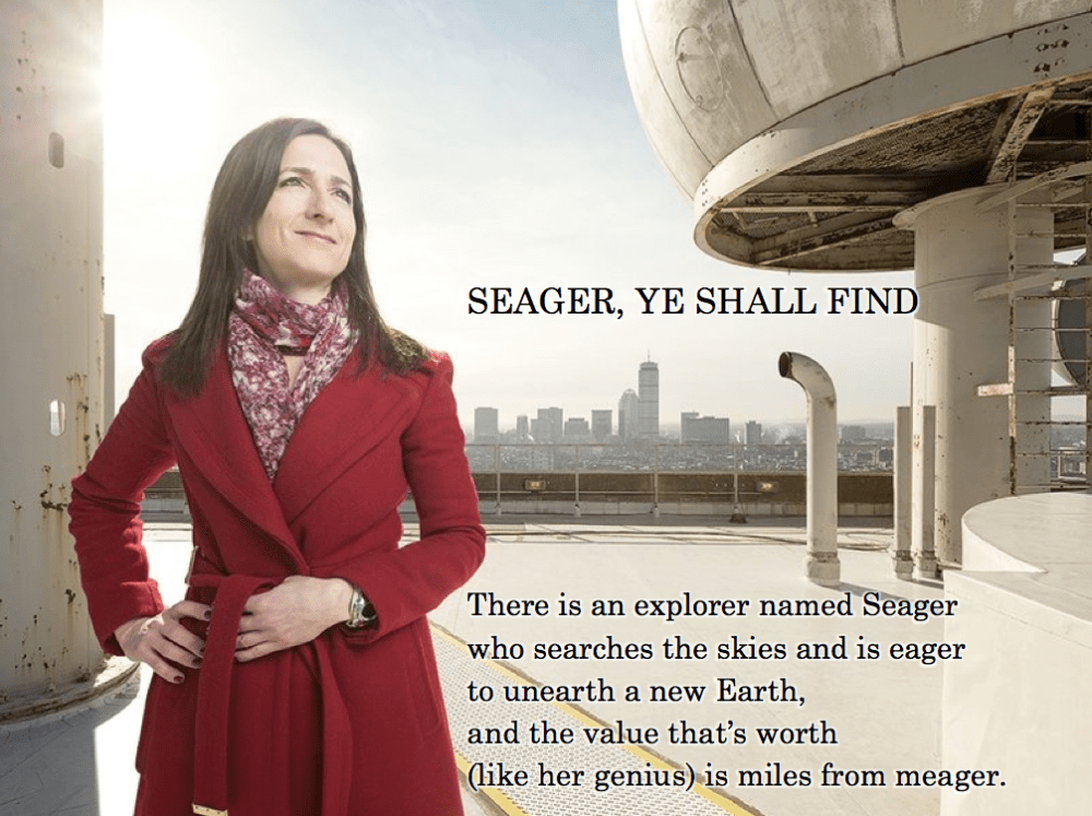 SEAGER, YE SHALL FIND